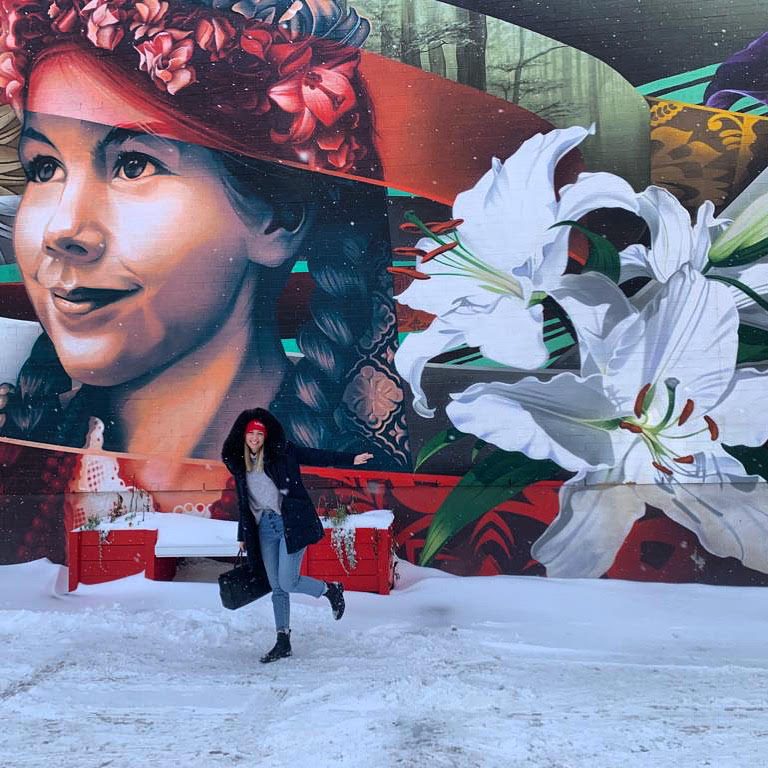 Montréal ne s'éteint pas en hiver : les murales sont encore plus belles sur la neige