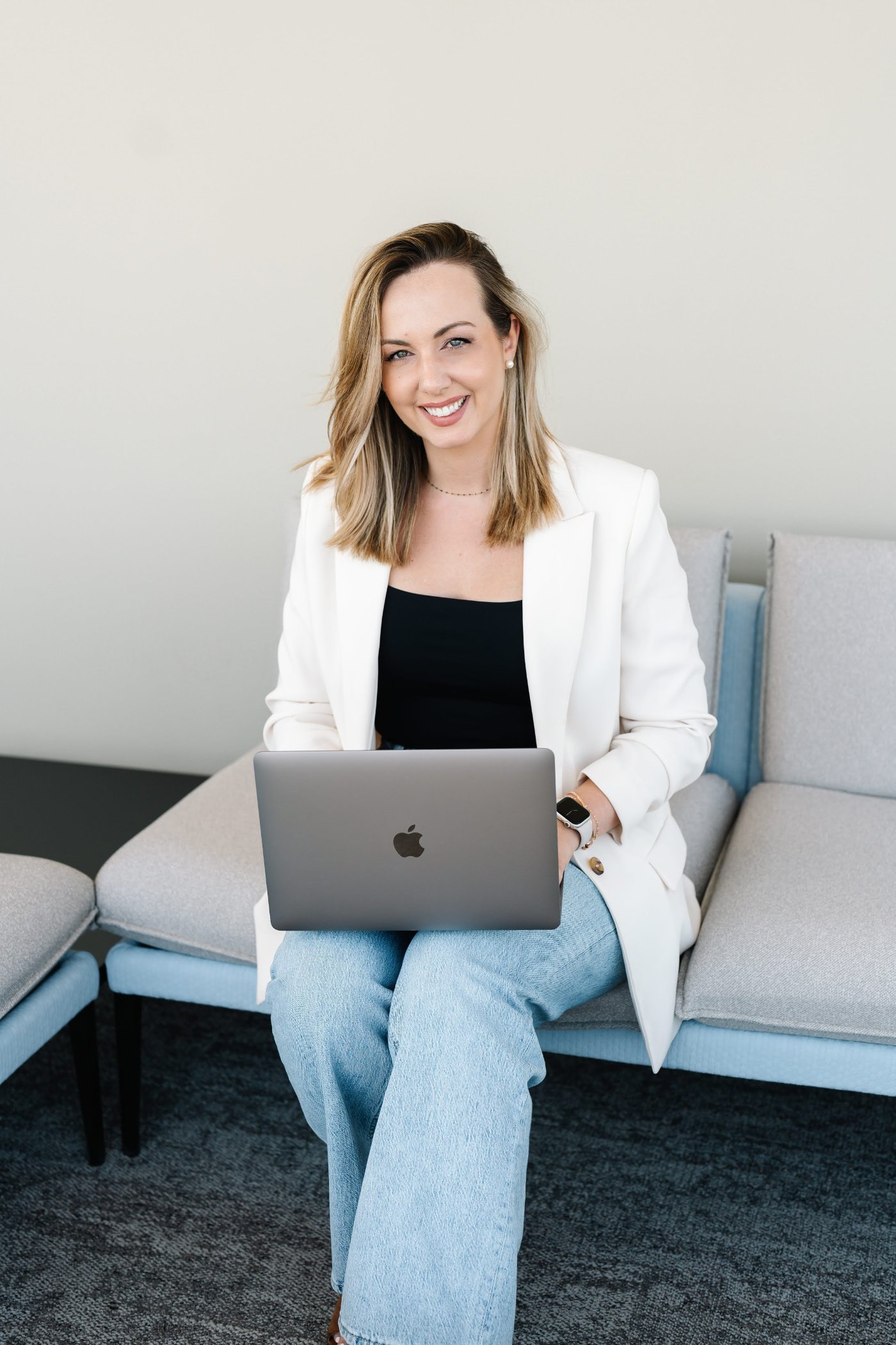 Marion Felix, cofondatrice de Maplr, dans les bureaux de Montréal